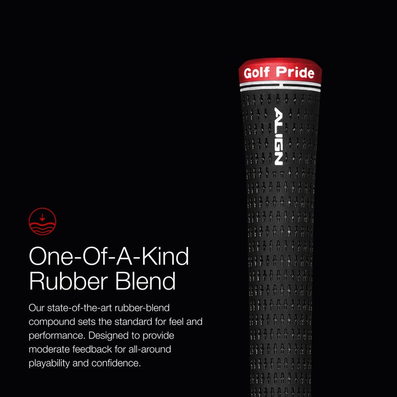 Golf Pride Tour Velvet ALIGN Golf Club Grip - Best All-Around Grip with Raised Ridge Technology - Slip-Resistant Durable Rubber with Uniform Plus-Sign Texture - Standard - Image 3